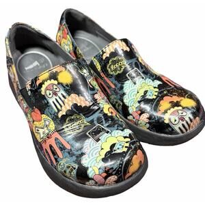 Dansko Winona Clog Monster Crazy Chicken Special Edition EU 37/US 6-6.5 Black
